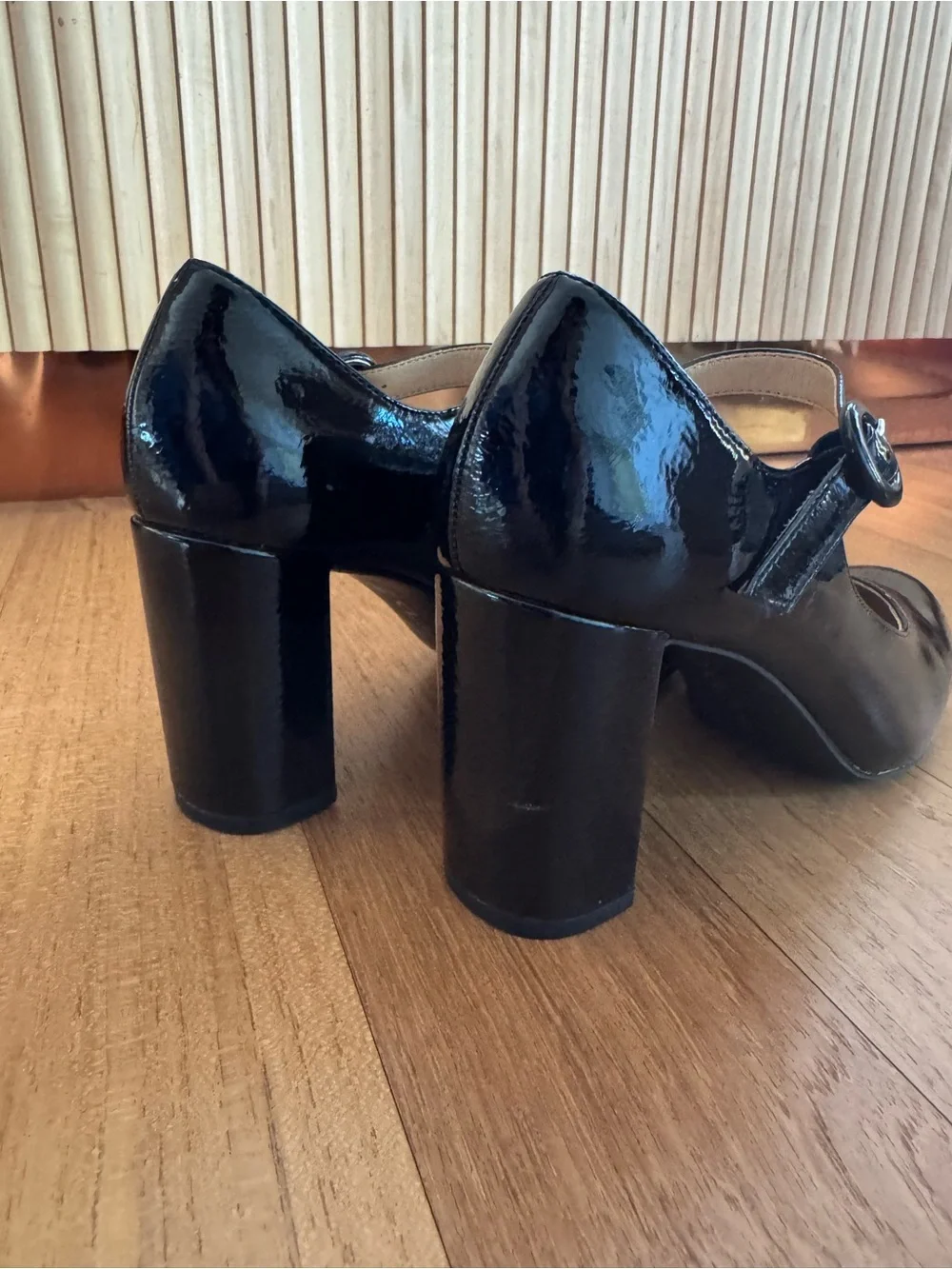 Chinese Laundry Black Patent Mary Jane Heels